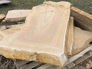 Плахи песчаника для ступеней и ландшафта