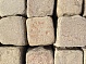 Брусчатка из песчаника колотая галтованная 7-10см  цвет: серо-зеленый